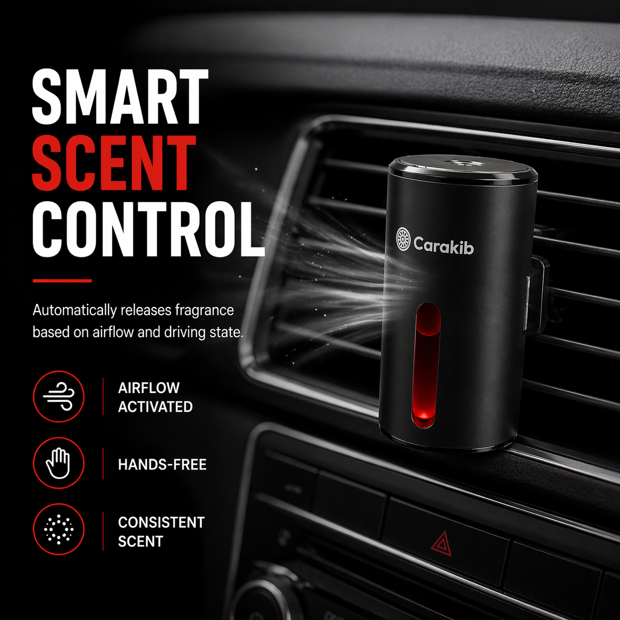 Car Diffuser with 3 Premium Scents